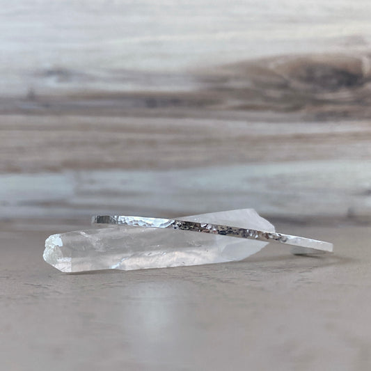 Skinny Hammered Cuff