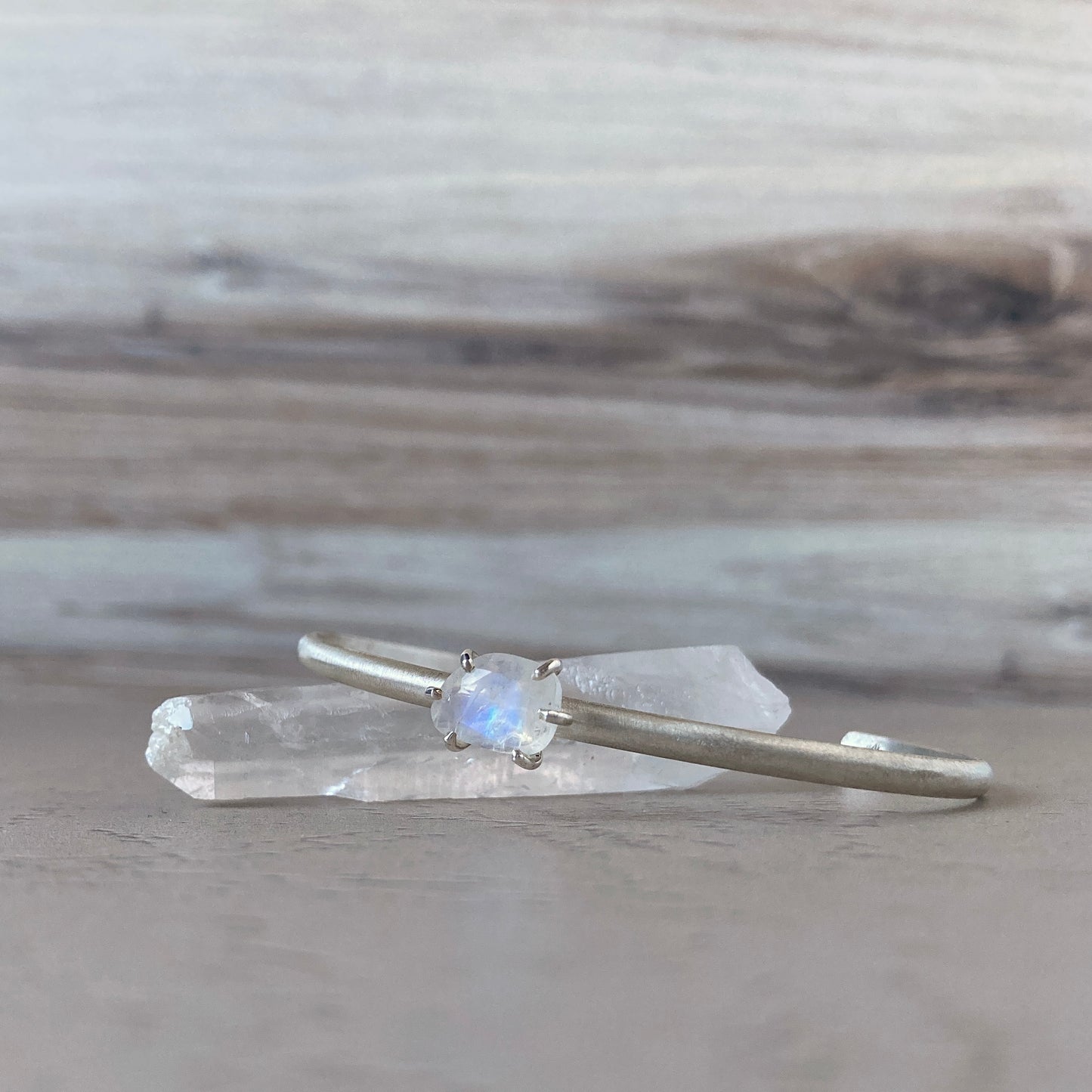 Color Drop Cuff Moonstone