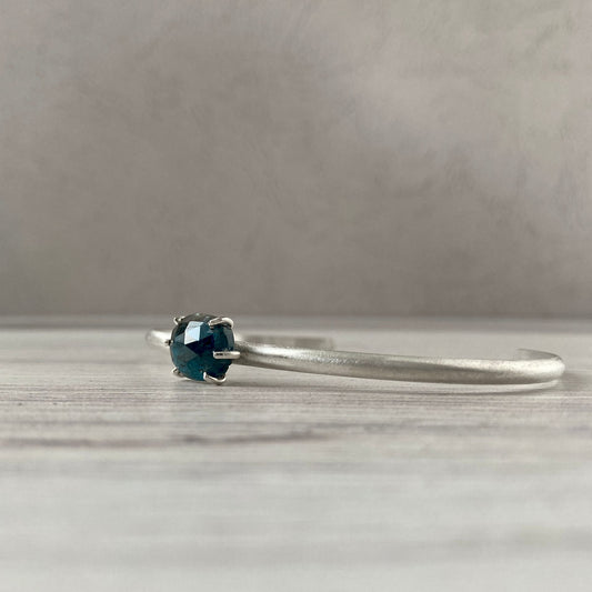 Freeform Cuff Teal Kyanite