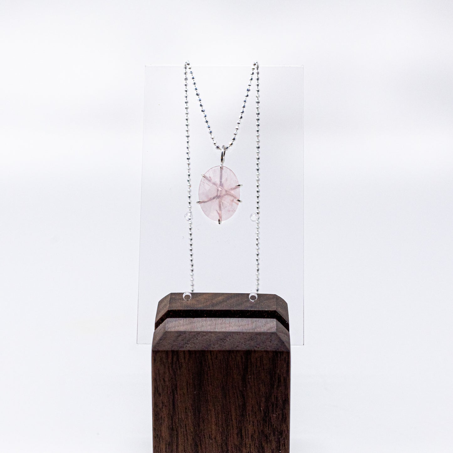 Rose Quartz Freeform Necklace